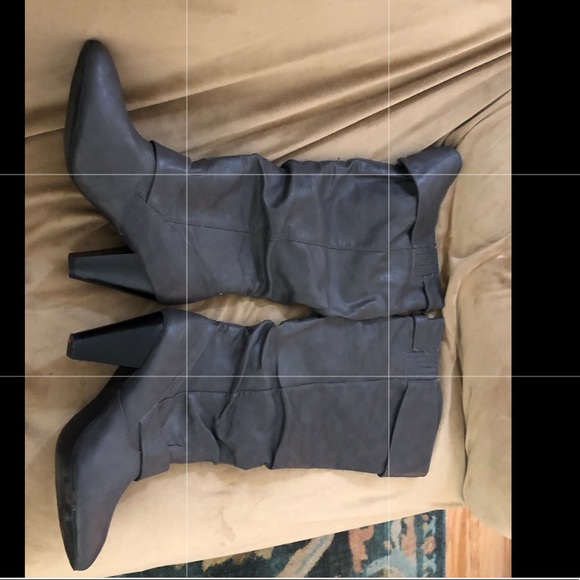 Rampage gray heel boots - Picture 2 of 7